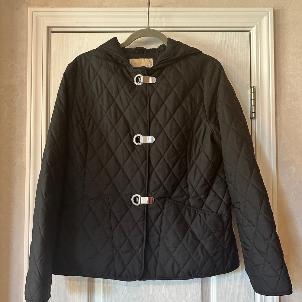 Michael Kors Black Quilted Jacket